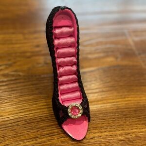 Hot Pink High Heel Shoe Ring Holder